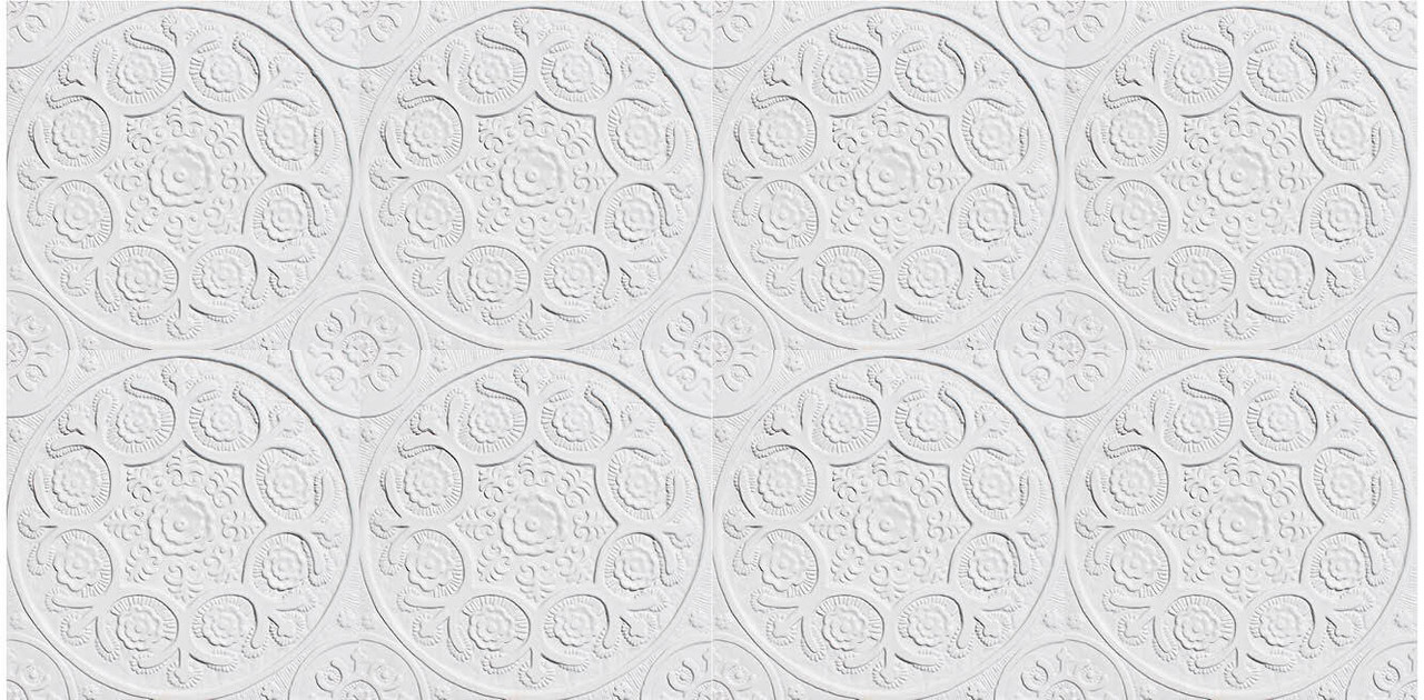 handamde white decorative tile